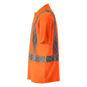 Chemises polo de sécurité à logo personnalisé, taille plus, thermiques, avec bande réfléchissante haute visibilité, manches courtes, vêtements de travail, antibactériens, séchage rapide - Product Image 2