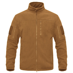 2026 Men's Winter Jacket Streetwear Zipper Closure Soft Fabric Solid Color Fluffy Eco-Friendly Men's Polar <b>Fleece</b> Jacket - Product Image 6