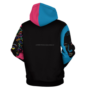 Sudaderas con capucha térmicas impresas con diseño de ramas de alma personalizadas, sudaderas con capucha de sublimación de moda para hombres de tamaño adulto - Product Image 5