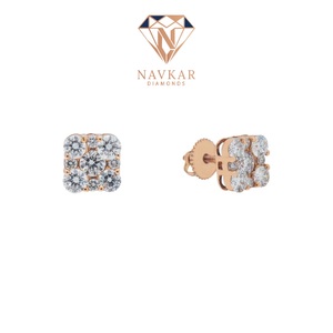 Pendientes de Moissanita Personalizados Estilo Hip Hop, Pendientes de Moissanita con Diamantes, Pendientes de Moissanita para Mujer - Product Image 2