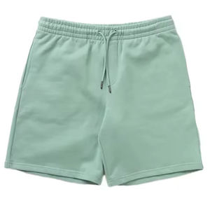 Pantalones cortos de algodón 100% para hombre, elásticos, con impresión de logotipo personalizado, los más vendidos, para verano y playa. - Product Image 2