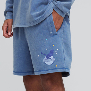 Pantalones Cortos Casuales de Algodón para Hombre al por Mayor, con Estampado de Rayas Único, Novedad 2026, la Mejor Calidad, Frente Plano, Logotipo Personalizado de Fábrica - Product Image 1
