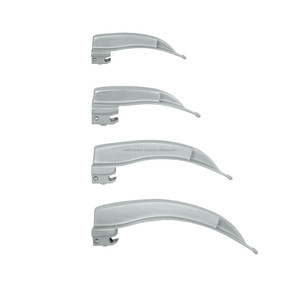 Set de Laringoscopio Veterinario Profesional de Fibra Óptica con 4 Hojas para Intubación Anestésica, Certificado CE, Medivolve MI-600132, Acero Inoxidable - Product Image 4