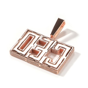 Custom Letter Pendant VVS Diamond Iced Hip Hop Jewelry Women's Lab Created Party for Men Women Party Wear Hip Hop Iced Diamond - Product Image 5