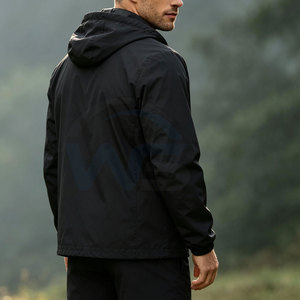 Waterproof <b>Rain</b> <b>Coat</b> With Hood Lightweight Wind Resistant Jacket Comfortable Outdoor Wear For Travel Work And Casual Daily Use - Product Image 2