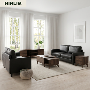 Scandinavian Modern Durable Wood Nightstand 2 Drawers <b>Storage</b> Bedroom Furniture Living Room <b>Side</b> <b>Table</b> - Product Image 6