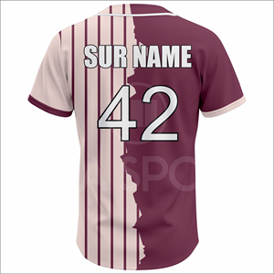 ชุดยูนิฟอร์มเบสบอลพิมพ์ลายโพลีเอสเตอร์ 100% แบบกำหนดเอง ระบายเหงื่อได้ดี ยืดได้สี่ทิศทาง สำหรับฤดูร้อน สั่งซื้อขั้นต่ำน้อย สำหรับทีมในสหรัฐอเมริกา จัดส่งรวดเร็ว - Product Image 3