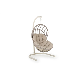 SWAY Modern <b>Metal</b> Elegant Outdoor Hanging Basket Chair for Apartment Balcony Patio & <b>Garden</b> - Product Image 3