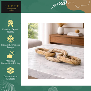 Décoration d'intérieur très demandée : Ornement artisanal amovible, écologique, style moderne, léger, durable, accents de luxe en marbre - Product Image 6