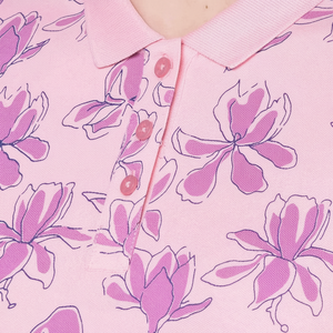 Camiseta de Manga Corta con Cuello Polo para Mujer, Color Sólido, Transpirable, de Algodón, Informal, Tejida, para Verano 2026 - Product Image 6