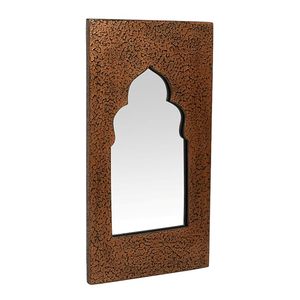 Espejo de Pared Islámico Marroquí, Espejo Decorativo de Metal Colgante, Estilo de Ventana Arqueada para Sala de Estar y Dormitorio - Product Image 4