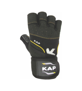 Guantes Deportivos KAP de Medio Dedo, Transpirables, Antideslizantes, con Correa Ajustable para la Muñeca, para Gimnasio, Levantamiento de Pesas, Unisex - Product Image 2