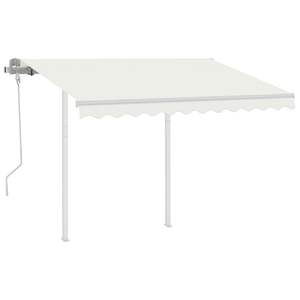 Ensemble de poteaux d'auvent en fer blanc 118.1 "x 96.5"-pour auvents - Product Image 6