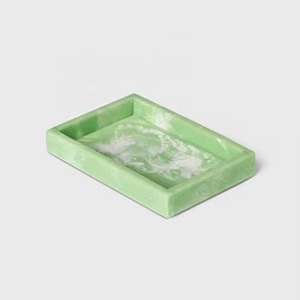 Plateau en résine coloré à veinage saisissant, unique, décoratif, élégant, moderne, multifonctionnel, fait main, personnalisable, Diwali - Product Image 6