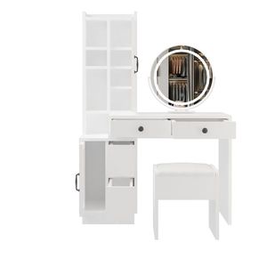 Dressing Table Set Makeup Vanities with Essential Features - Product Image 5