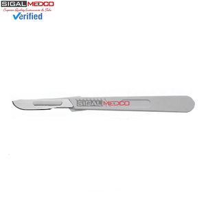 Sterile Surgical Blades #21 FREE Plastic BP Scalpel Handle Manual CE Certified Dental Medical Surgical Disposable Stainless - Product Image 5