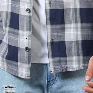 เสื้อเชิ้ตแจ็คเก็ตผู้ชายแบบติดกระดุม สัมผัสนุ่ม ใส่สบาย แฟชั่นลำลอง แขนยาว เหมาะสำหรับฤดูหนาว มีโลโก้ด้านหน้า ใช้เป็นเสื้อคลุมชั้นนอกได้ - Product Image 5