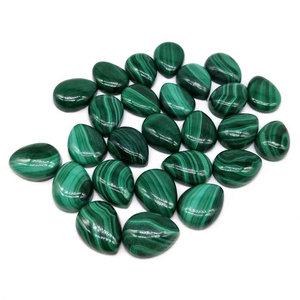 Qualité Super Fine Naturel 5x7mm Malachite Poire Lisse Cabochons Certifié Bijoux en Pierres Précieuses en Vrac En Ligne Maintenant Prix Usine - Product Image 2
