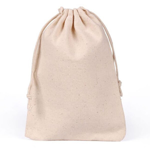 Sac en toile réutilisable avec cordon de serrage, logo personnalisé, coton bio, pour cadeaux et shopping, avec poignée en corde - Product Image 3