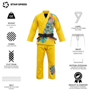 New Arrival Bulk Quantity Jiu Jitsu Gi Kimono Mma Uniform For Adults And Youth Judo Martial Arts Training Gear With Front Logo - Product Image 3