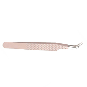 Pince à épiler professionnelle antistatique à pointe en fibre, durable, pour cils, logo personnalisé, MOQ élevé 50 pièces, acier inoxydable, emballage personnalisé - Product Image 5