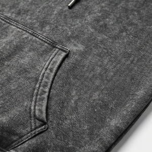 Custom Logo Oversized Men Acid Wash Tracksuits Regular Fit Cotton Blend Sportswear Breathable Sweatpants <b>Jogging</b> <b>Suits</b> - Product Image 5