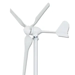 1000w 1500W 2000W 48V Windkraft anlage Dach turbine Wind-und Solar-Hybridsysteme Horizontale Windkraft anlage