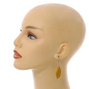 Pendientes de Aro de Madera MN EXPORTS, Estilo Bohemio, Forma Redonda, Unisex, Joyería de Moda para Fiestas, Origen Islámico, Uttar Pradesh - Product Image 3