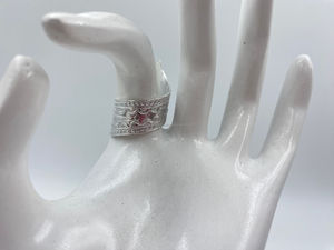 Pulsera y brazalete de moda de boda de plata de estilo étnico intrincado moderno mejor precio anillo de plata intrincado para mujer - Product Image 2