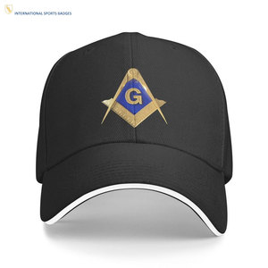 Diseña Tu Propio Logotipo, Gorras Masónicas Personalizadas Más Vendidas, Gorras de 5 Paneles con Bordado 3D de Primera Calidad, Tela Común de Alta Calidad - Product Image 4
