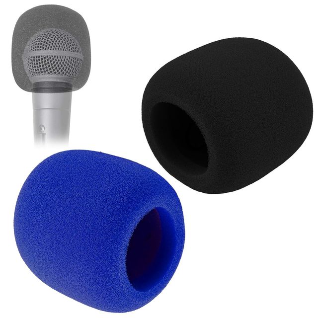 5-Core Soft Foam Mic Windscreen Handheld Microphone Cover with Windproof Sponge Microphone Accessory