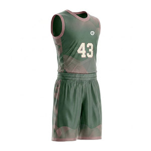 Basketball Uniform For <b>Athletes</b> Durable Material Comfortable Fit Suitable Basketball Uniform For Competitive Matches - Product Image 2