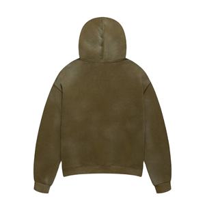 Sudadera extragrande de algodón 100% para hombre, moda de alta calidad, patrón de puntos, tela sostenible, colores lisos para el invierno - Product Image 2