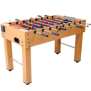 Tavolo da Calcio Balilla Hurricane da 54 Pollici con Finitura Ciliegio Chiaro, Punteggio Analogico e Accessori Marroni Gratuiti per Sale Giochi Familiari - Product Image 6