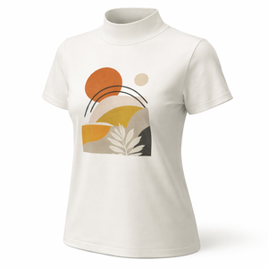 Camisetas de Cuello Alto Personalizadas al por Mayor para Mujer - Proveedor OEM para Compras al por Mayor - Product Image 3