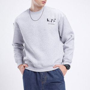 Men's New Design Breathable Winter Sweatshirts 100% Cotton Fleece Fashionable Outdoor Printed Custom Logo Sweatshirt - Product Image 1
