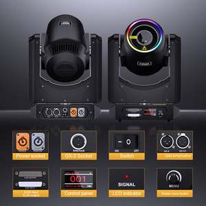 ไฟเลเซอร์เคลื่อนที่ SHEHDS 12W DMX 28CH 25 KPPS สำหรับงานดีเจ แสงเลเซอร์สำหรับเวที ดิสโก้ ไนท์คลับ มาตรฐาน CE - Product Image 2