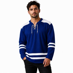Jersey Deportivo de Hockey sobre Hielo Personalizado, Fabricante de Ropa con Marca Privada OEM, Uniforme de Equipo Premium, Directo de Fábrica - Product Image 3