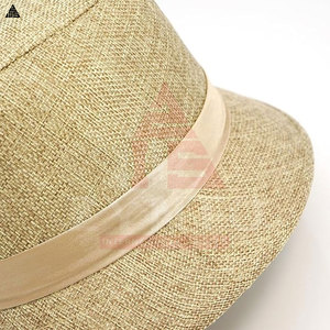 Sombreros de tela de buena calidad hechos en Pakistán para la venta, sombreros de playa para mujer con estampado personalizado. - Product Image 5