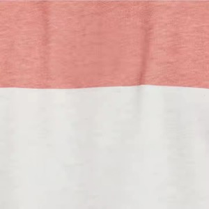 เสื้อยืดแขนสั้นผู้ชายลายทางสีตัดต่อ ทรงปกติ สไตล์ลำลอง คอกลม ดีไซน์ถัก - Product Image 5
