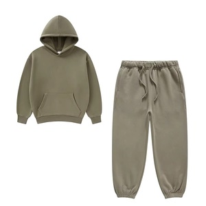 Ensemble de survêtements pour bébés et jeunes enfants, style nordique, avec logo personnalisé, comprenant sweat à capuche et pantalon de survêtement, vente en gros - Product Image 6
