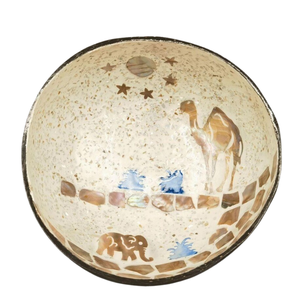 Vente en gros de bols en noix de coco gravés, durables, modernes, uniques, artisanaux, polis, écologiques, de qualité supérieure, art unique - Product Image 1