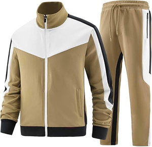 Conjuntos Deportivos Casuales para Hombre, Conjuntos de Sudadera de Manga Larga, Chaquetas y Pantalones Deportivos, Conjunto de 2 Piezas - Product Image 3