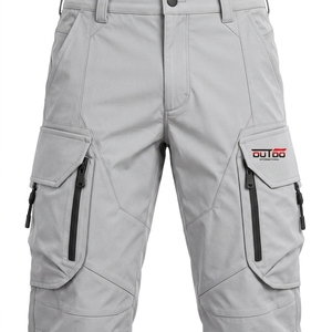 Pantalon cargo utilitaire moderne avec plusieurs poches, construction confortable et silhouette élégante, idéal pour les sorties décontractées en plein air. - Product Image 5