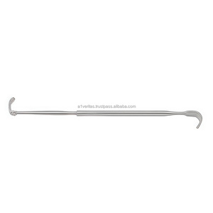 Retractor de Gancho para Amígdalas Lukens de Acero Inoxidable VERITAS A-1 de Primera Calidad, 17 cm, Instrumento Quirúrgico Manual Reutilizable - Product Image 4
