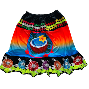 Minifalda Casual de Verano para Mujer, Estilo Micronésico, Antibacteriana, Corte en A, Bordado Sólido, Logotipo Personalizado, Tejida - Product Image 3
