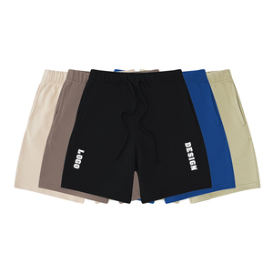 Shorts de sport pour hommes de qualité supérieure à séchage rapide avec cordon de serrage intégré et taille élastique, en fibre de polyester de haute qualité, shorts décontractés - Product Image 2