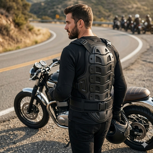 Protection dorsale professionnelle impex pour moto tout-terrain, respirante, homologuée CE, pour la protection des lombaires - Product Image 3