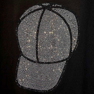 T-shirt tendance 100 % coton avec strass, personnalisé, scintillant, à manches courtes, respirant, écologique, uni pour homme - Product Image 4