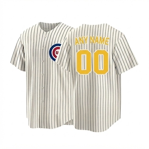 For Chicago for Baseball Jersey Unisex Custom Letter V-neck Short Sleeve Tackle Twill 100% Polyester Quick Dry Breathable Sport - Product Image 5